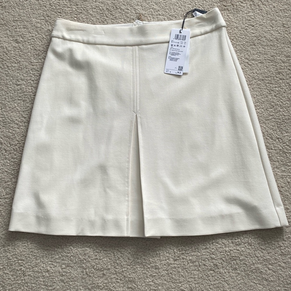 NWT Marc Cain ecru miniskirt